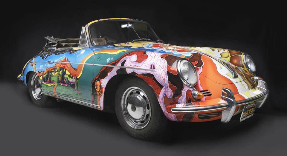 Janis Joplin's psychedelic Porsche 356SC up for sale